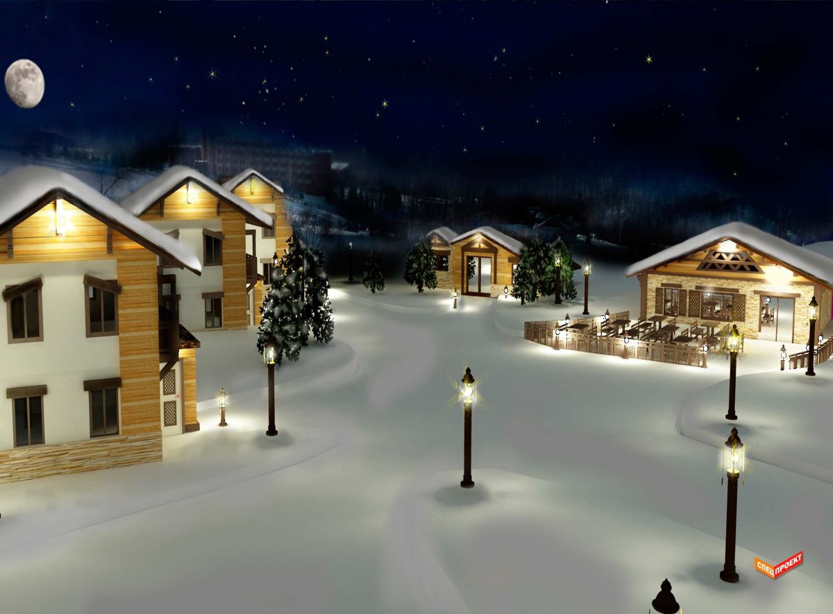 проект дизайн дома курорт ландшафт